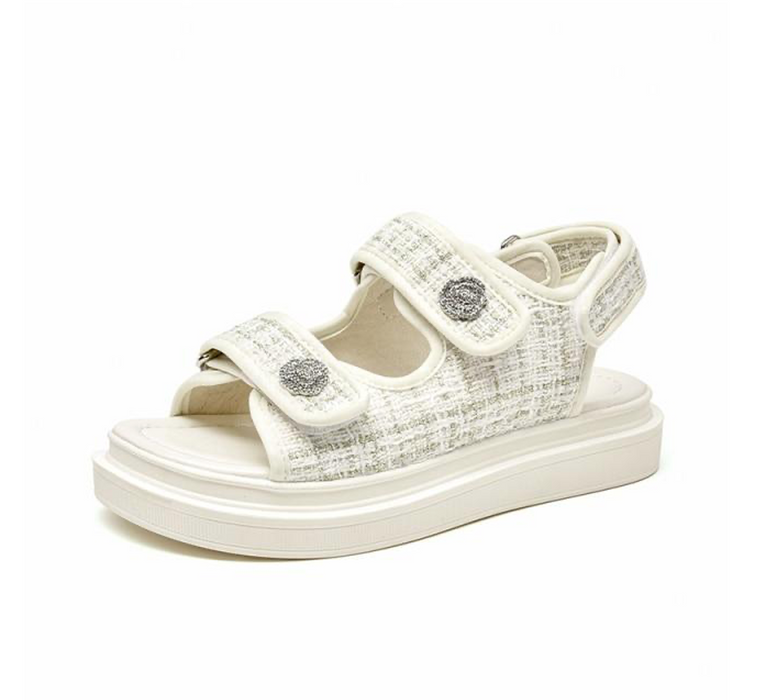 Plaid Sandals