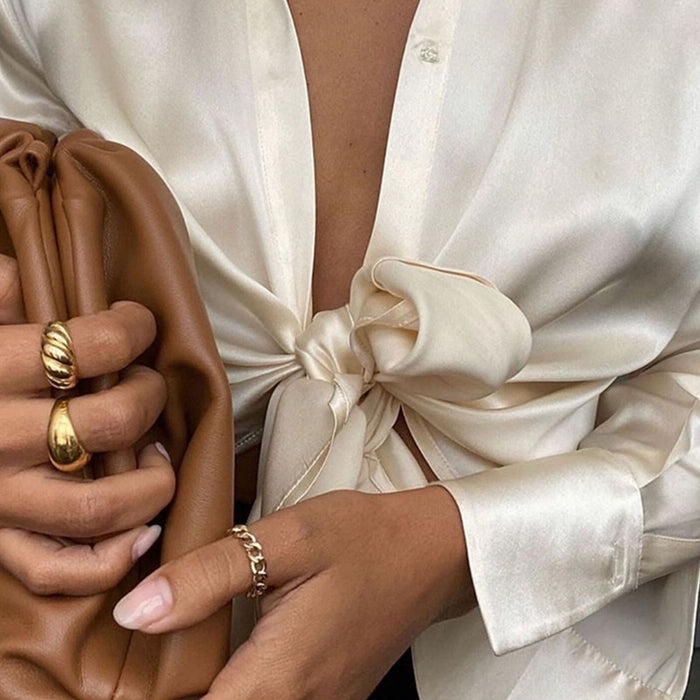 Chunky Croissant Ring - Capulet Boutique