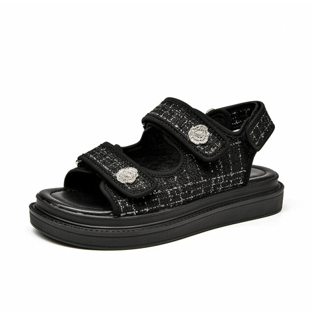 Plaid Sandals