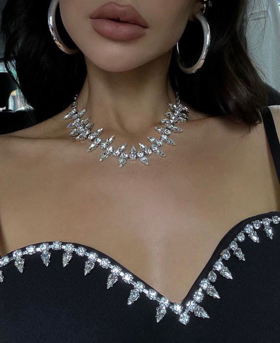 Heart-Shaped Diamond Trim Top — Capulet Boutique