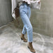 High-Waisted Jeans - Capulet Boutique