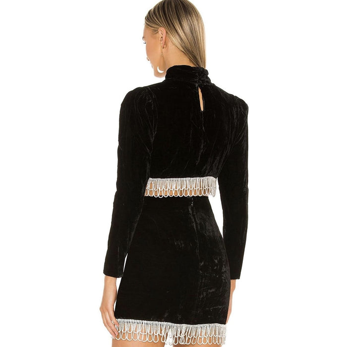 Beaded Fringed Two Piece